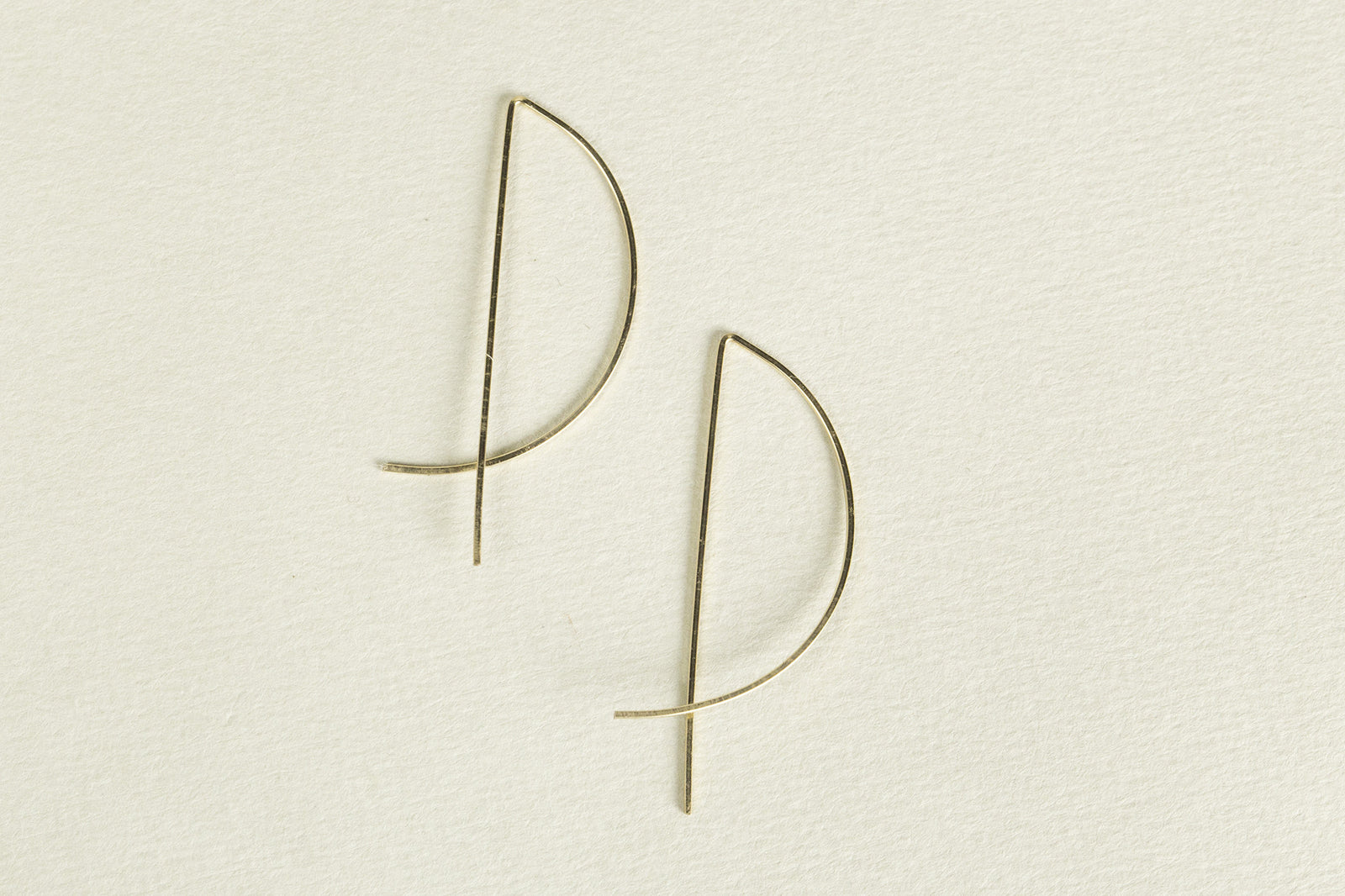 by Boe gold-filled full sail wire earrings