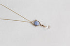 this necklace is delicate in form but has absolutely mesmerizing impact