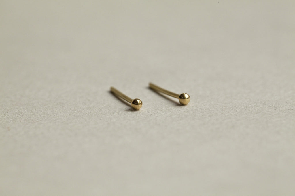 simple but stunning - blob earrings