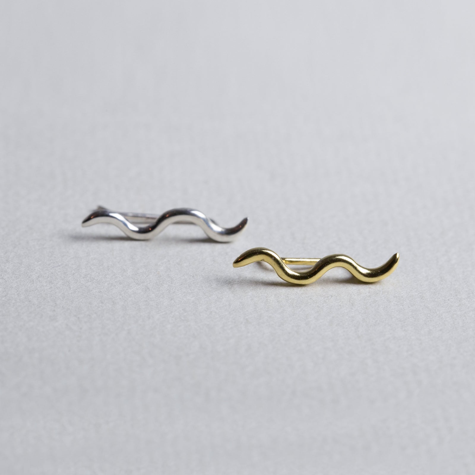 Gold and Silver Climber Earslide