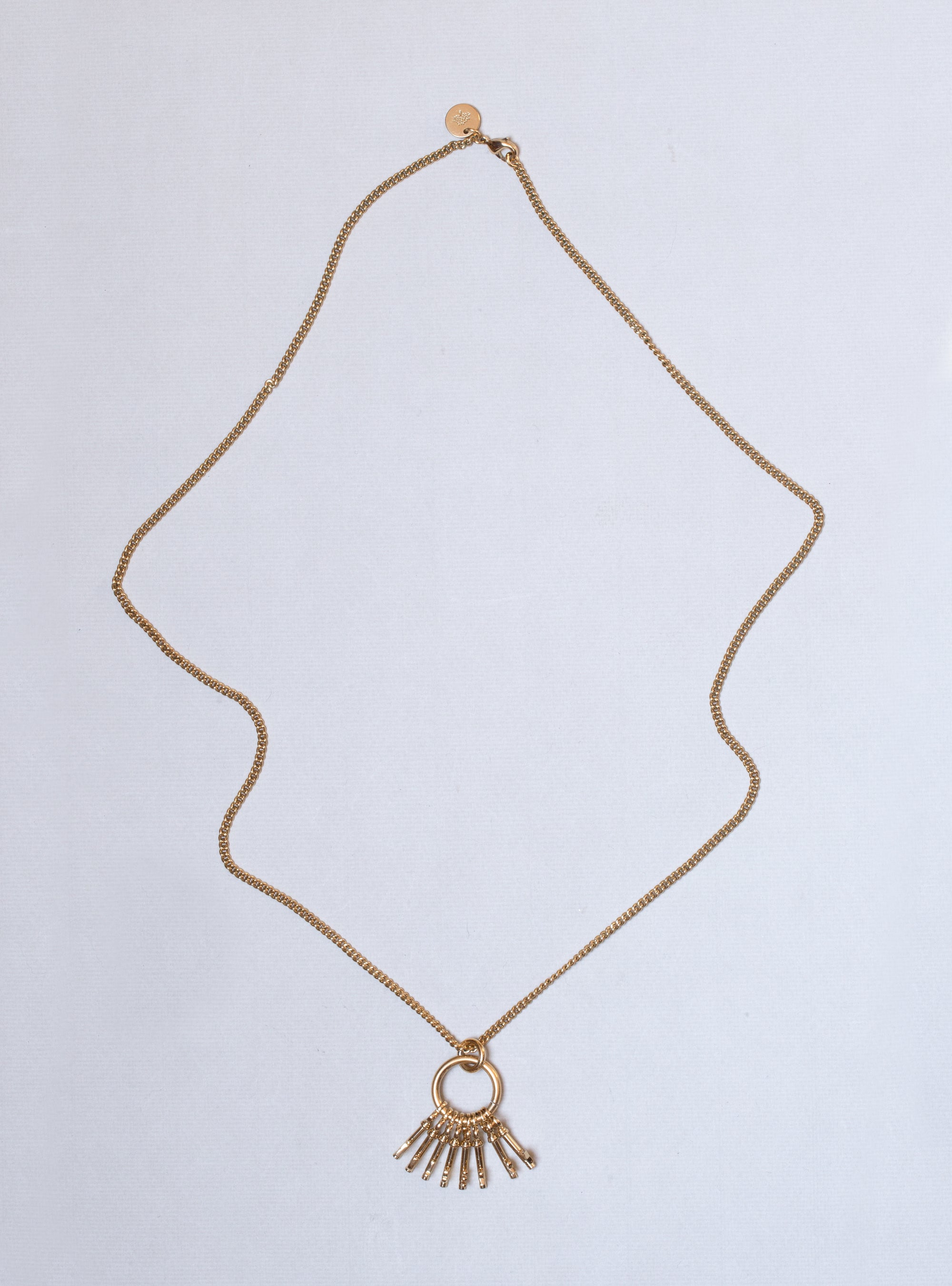Key Pendant Charm Necklace