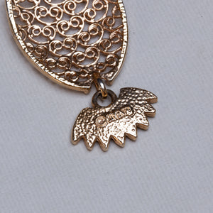 Vintage Owl Pendant Necklace