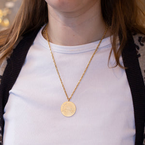 Astral Reversible Zodiac Necklace with Diamonds
