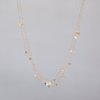 Tiny Dots Double Chain Necklace