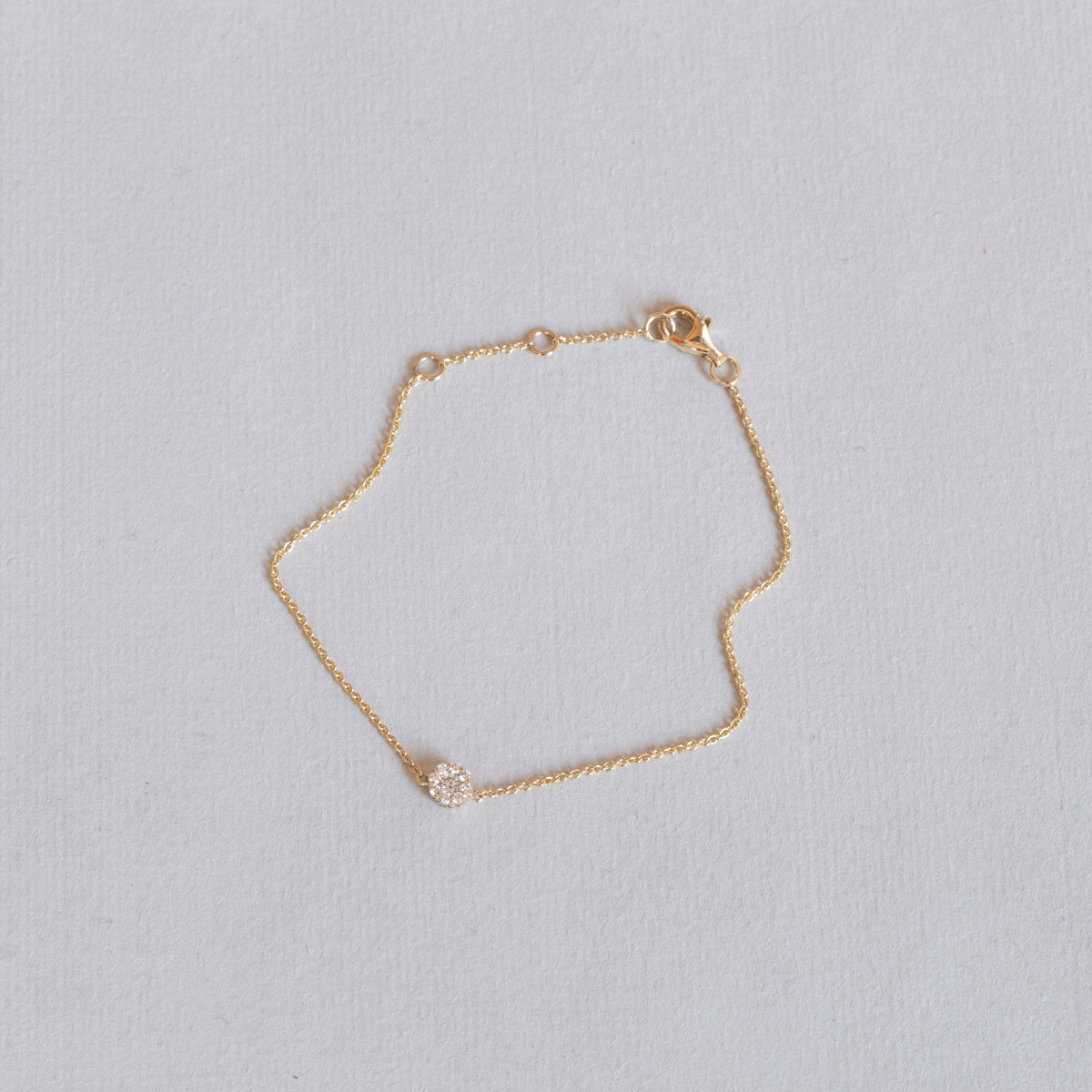 Blossom 14ct Gold Diamond Bracelet