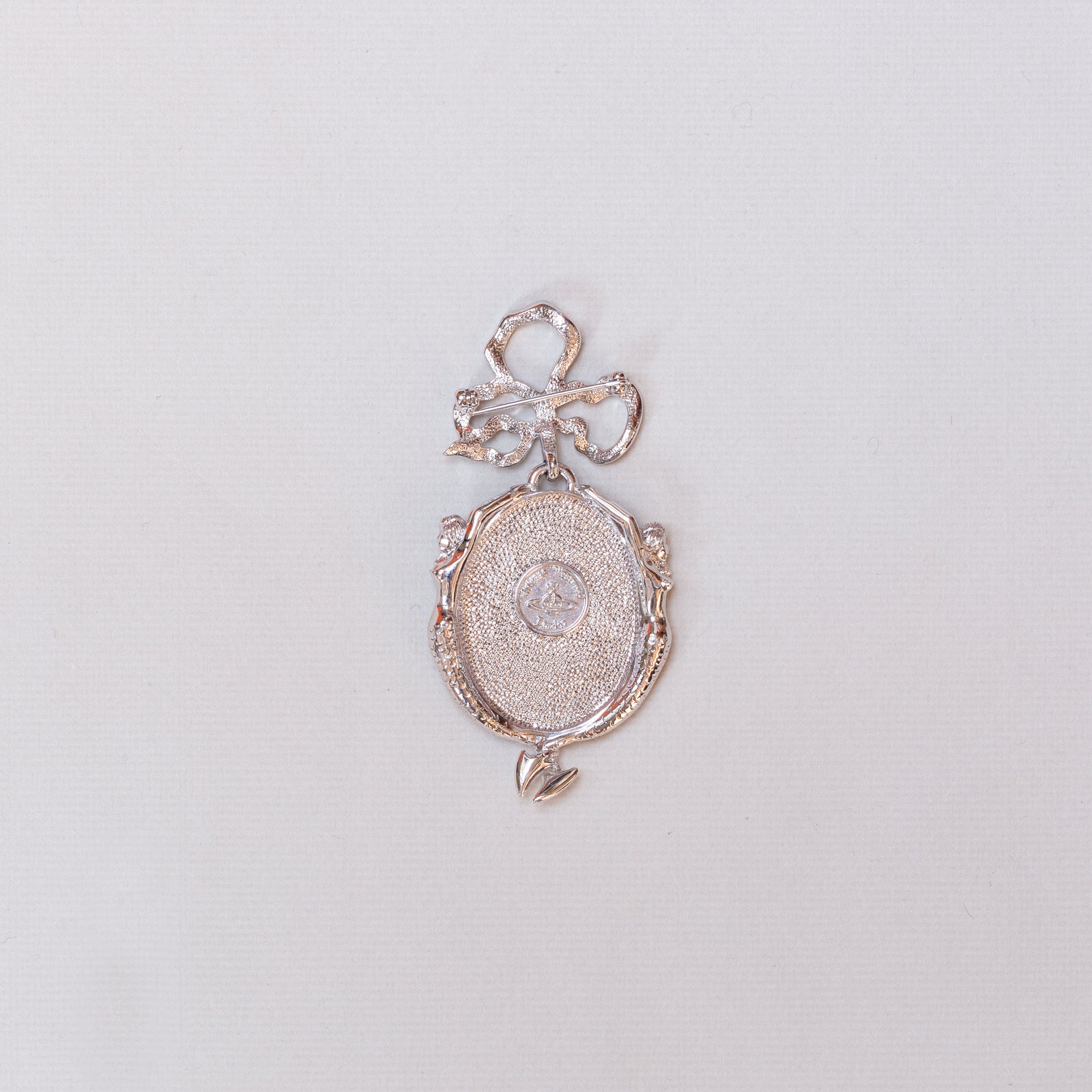 Vintage Vivienne Westwood Orb Brooch with Crystals