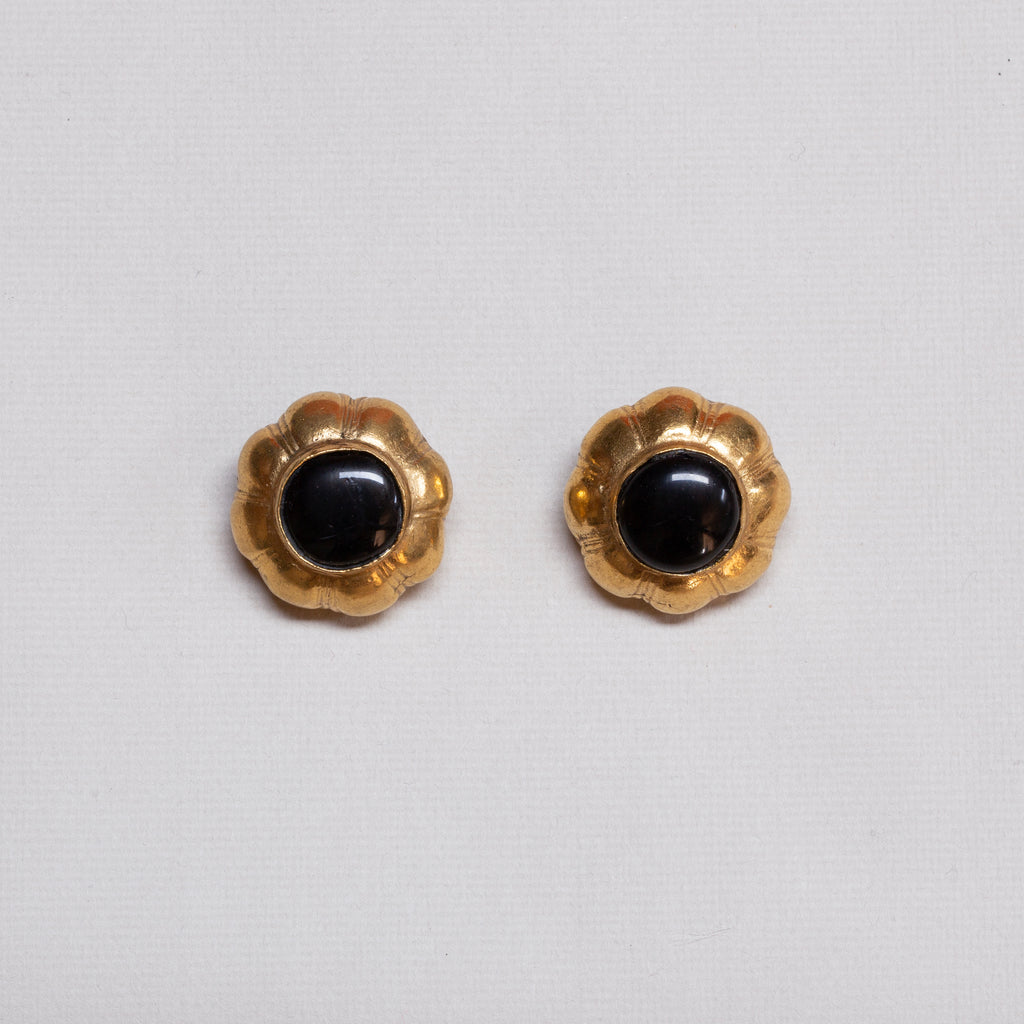 Vintage Chanel Gold Clip-on Earrings