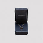 Vintage 18ct Gold Cross Chain Necklace