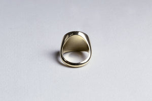 Gold Diamond Signet Ring