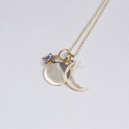 9ct Gold Disc Pendant Charm (Small)