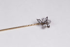 Victorian Flower Stickpin with Diamonds