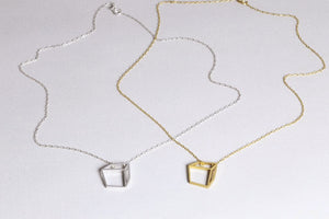 Small Cube Necklace