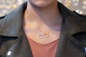 Small Cube Necklace