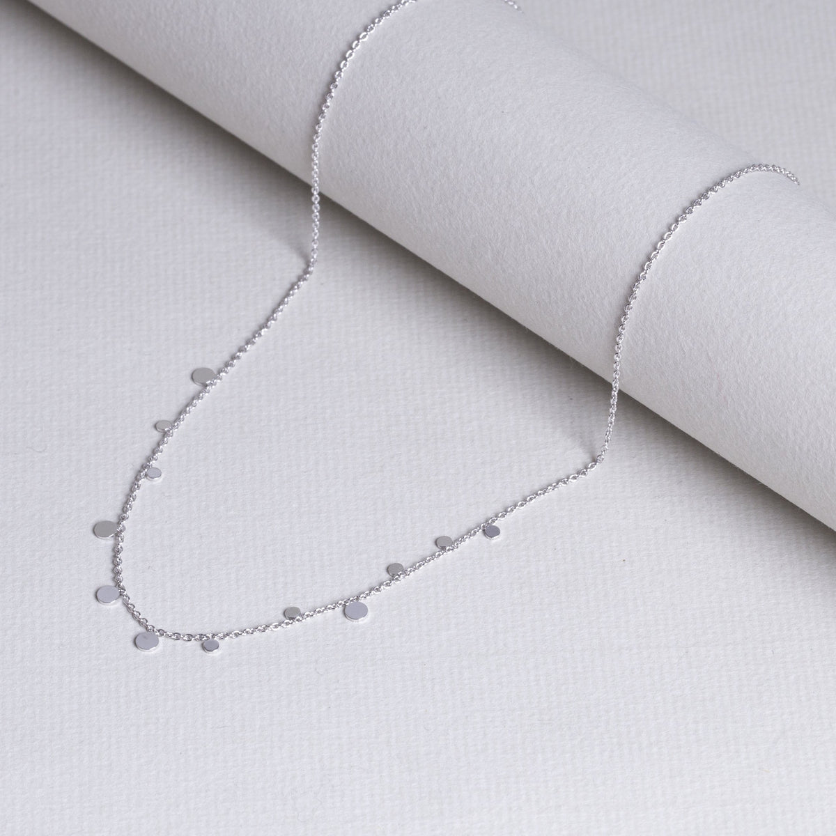 Multi Disc Dot Necklace