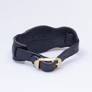 Leather Giant Stud Bracelet