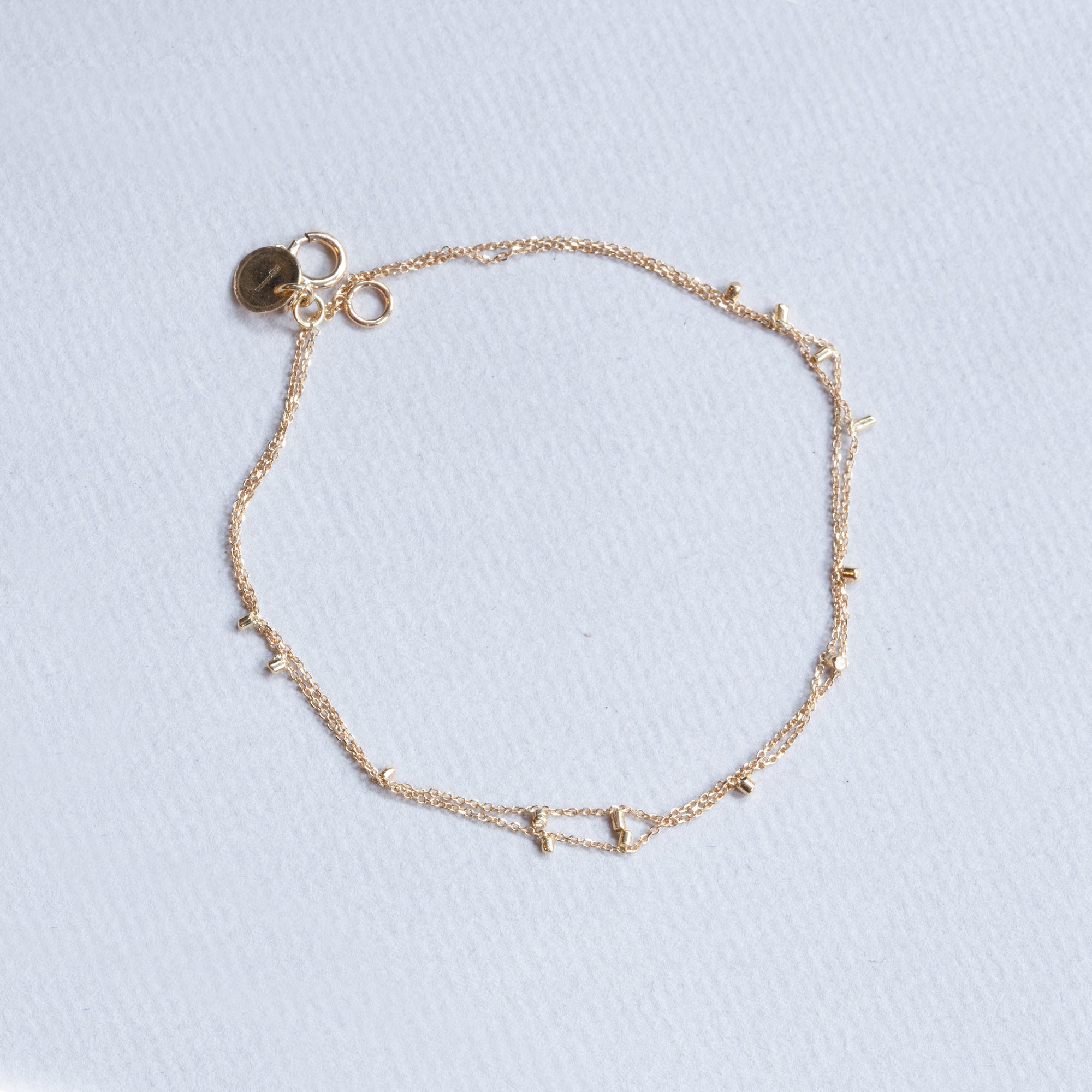 Gold Dust Double Strand Bracelet