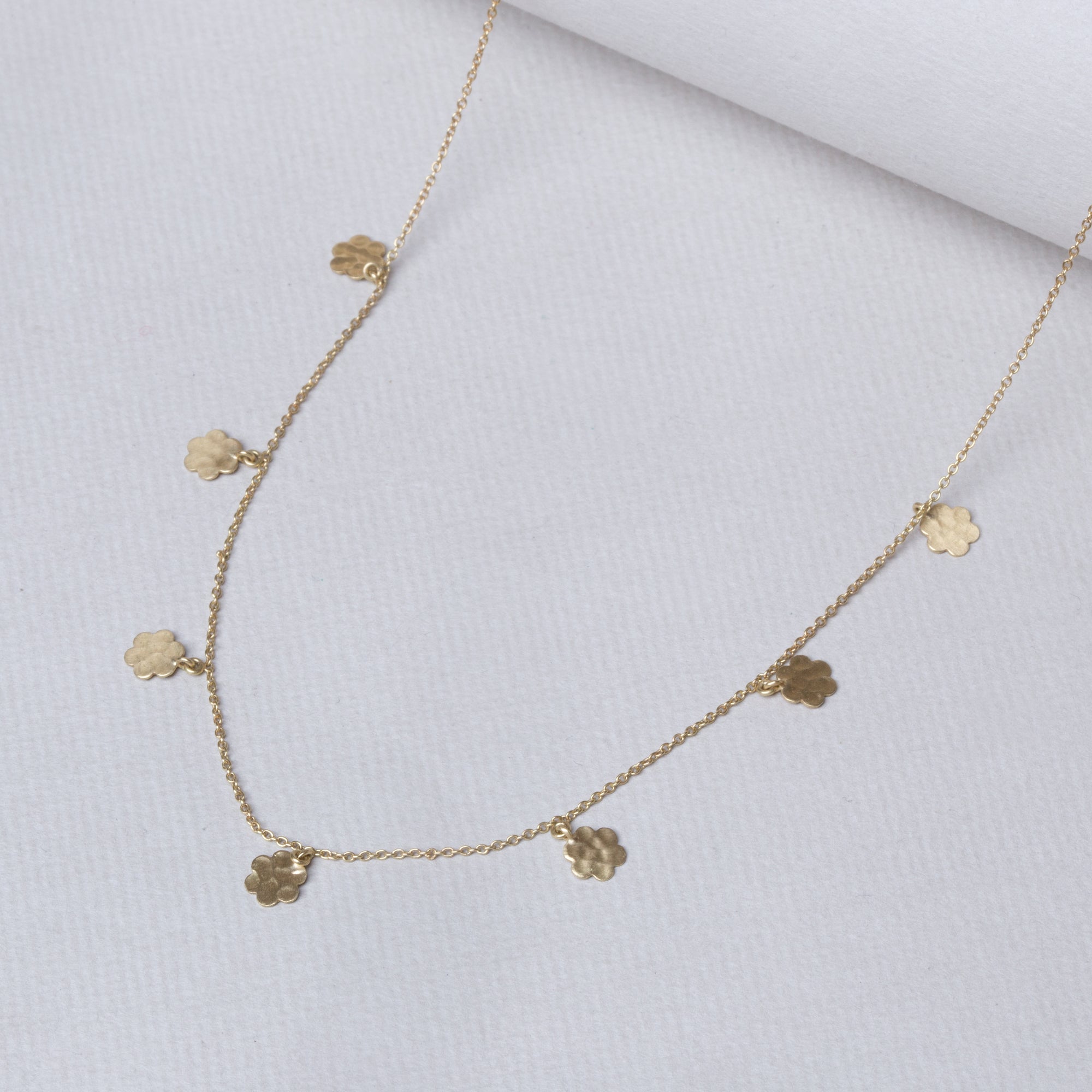 Gold Garland Necklace with Marigold