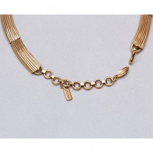Vintage Gold Twisted Necklace