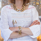 With the matching necklace