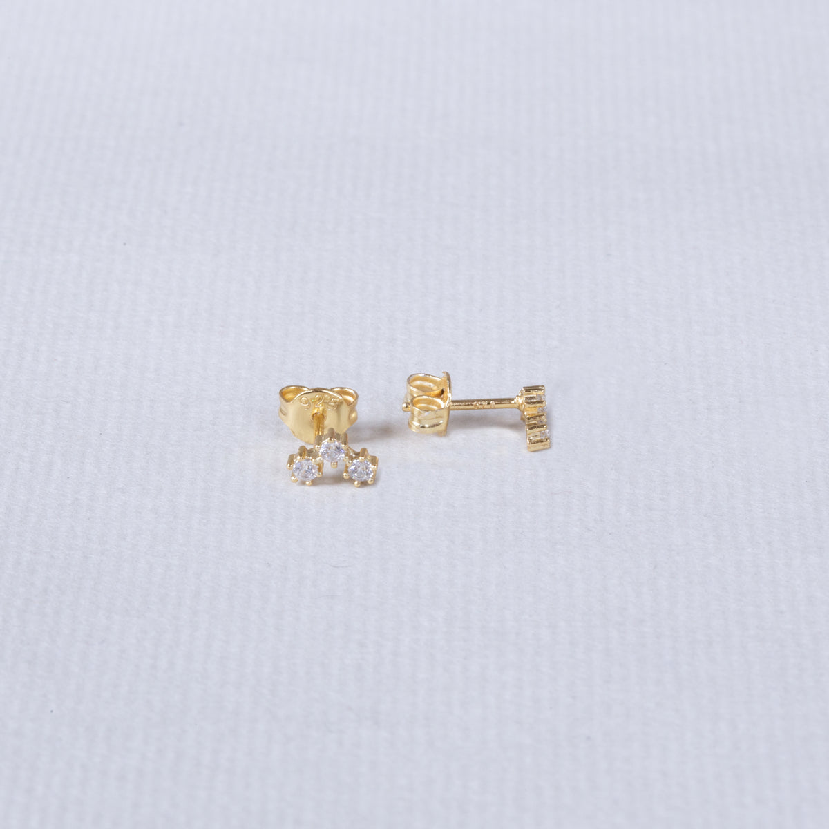 Three Dots Stud Earrings