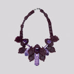 Silicone Necklace with Cubic Zirconia