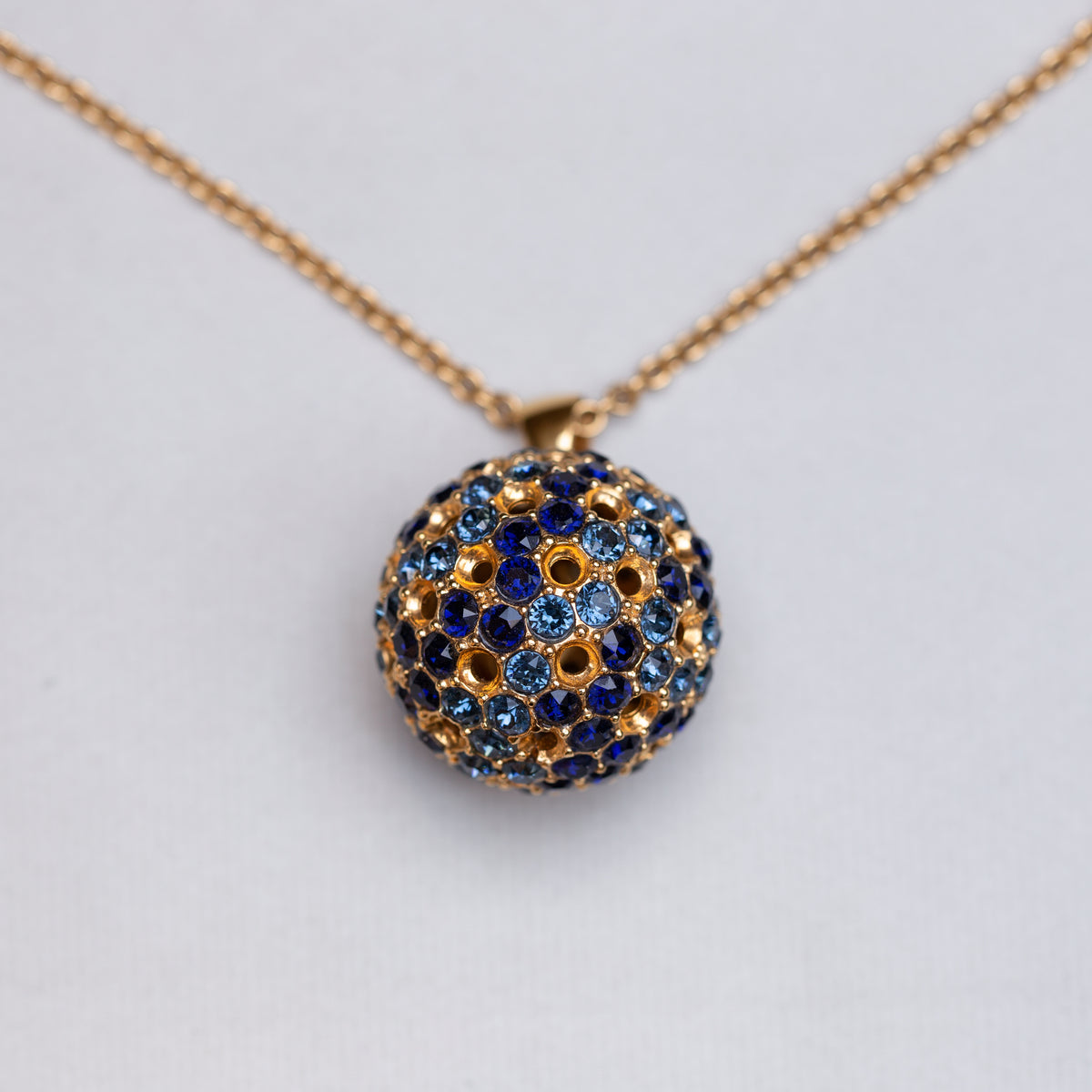 Gold Globe Pendant Necklace