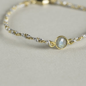 an atmospheric labradorite bracelet that has proved a hit with our customers