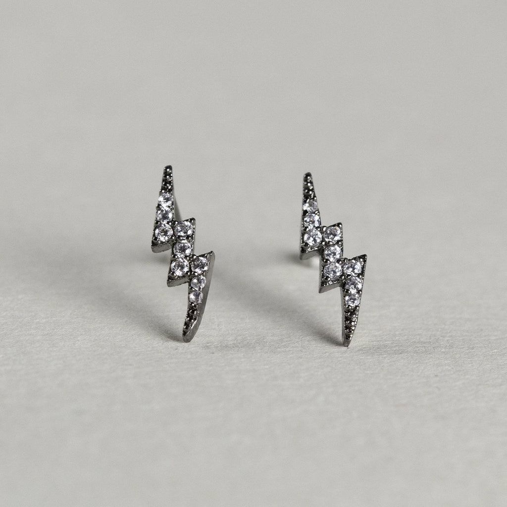 Lightning Bolt Stud Earrings