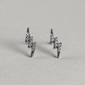Lightning Bolt Stud Earrings