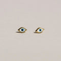 fantastic 'evil eye' micro studs brilliant for multi-pierced! 