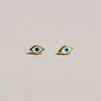fantastic 'evil eye' micro studs brilliant for multi-pierced! 