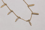Also available is a matching necklace