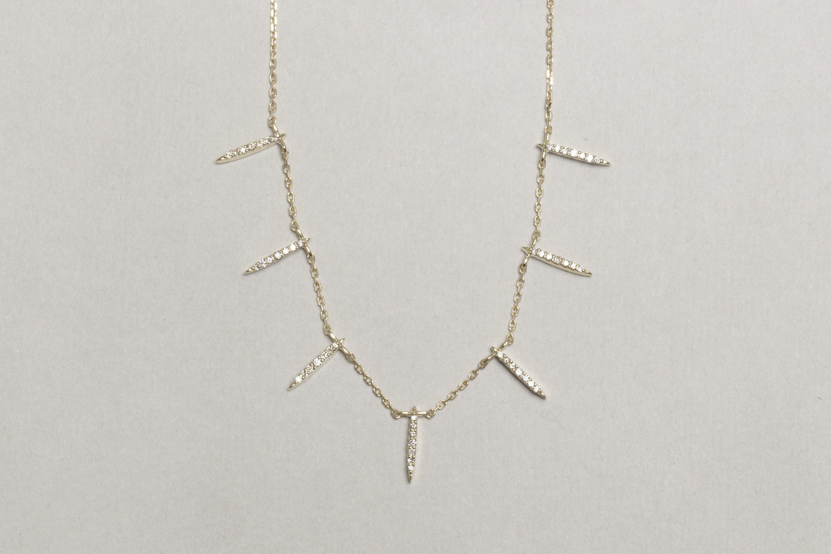 Sunbeam Diamond Necklace