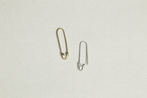 also available is a plain version - either 9 carat gold or sterling silver, sold in pairs