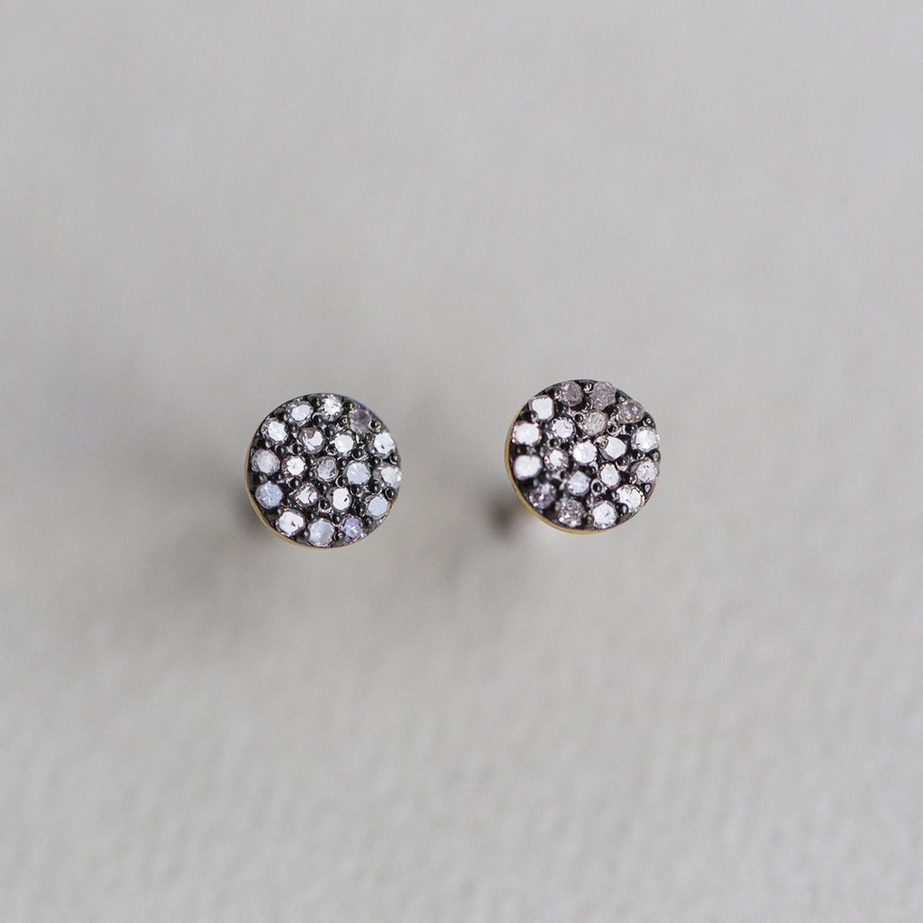 these earrings have an incredible light reflecting properties 