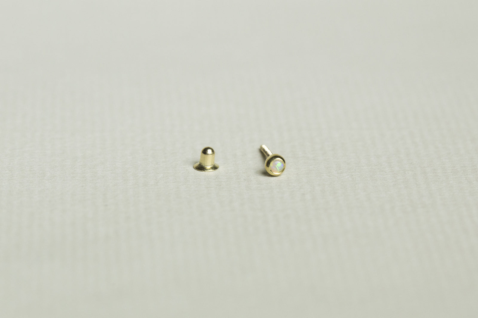 Opal Blob Cartilage Screw Back Earring