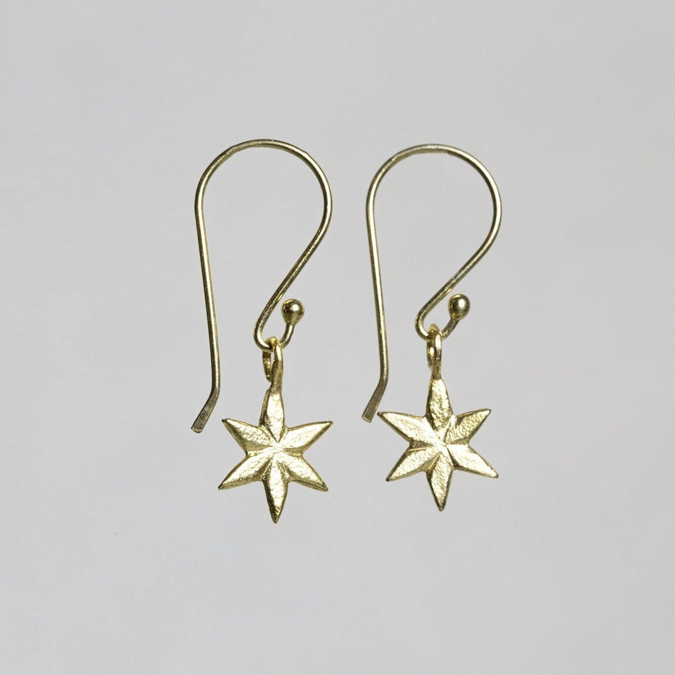 Sideway Star Drop Earrings