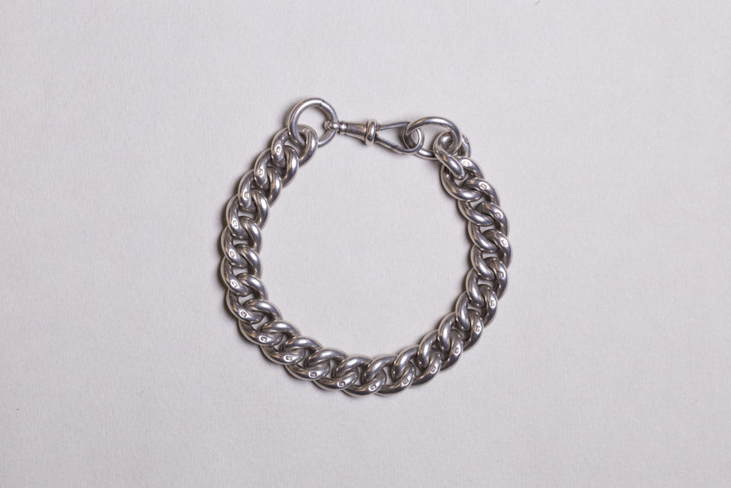 Vintage Silver Chain Bracelet #1